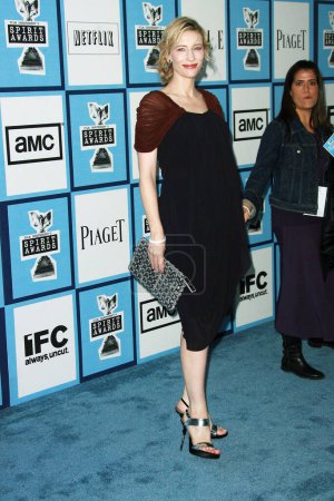 Foto de Cate Blanchett en premios de espíritu independiente de cine - Imagen libre de derechos