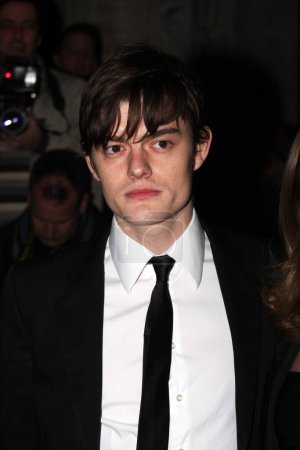 Photo for Sam Riley with the Breakthrough award at the Award of the London Film Critics' Circle (ALFS) at the Grosvenor House Hotel in central London. - Royalty Free Image