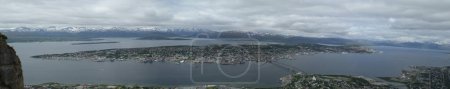 Photo for Panorama of Troms, top view - Royalty Free Image