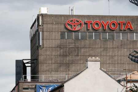 Photo for Toyota signage on the building - Royalty Free Image