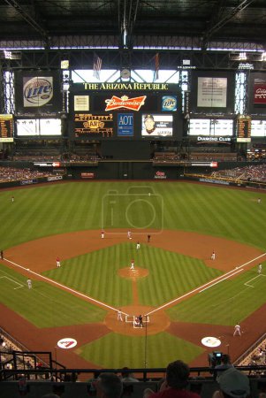 Photo for "Arizona Diamondbacks - Chase Field". Baseball Game Concept - Royalty Free Image