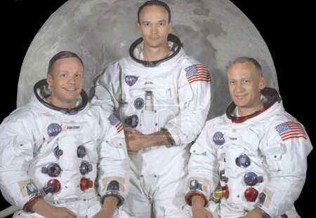 Foto de El primer equipo del Apolo 11 - Imagen libre de derechos