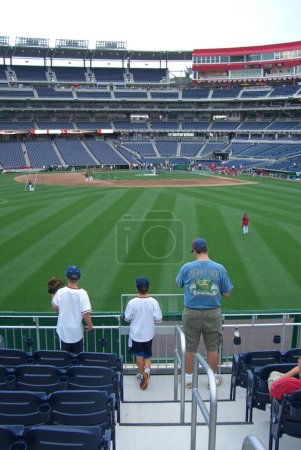 Téléchargez les photos : "Nationals Park - Washington, DC. Concept de jeu de baseball - en image libre de droit