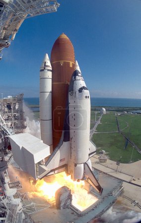 Téléchargez les photos : STS-58 Lancement d'un vaisseau spatial aux États-Unis - en image libre de droit