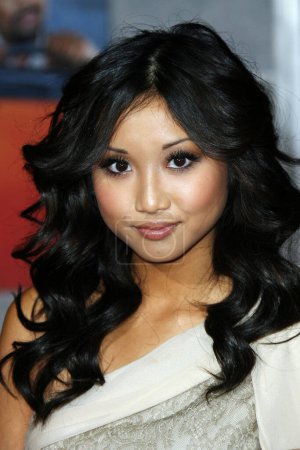 Photo for Brenda Song attends the premiere of Walt Disney Pictures' 'College Road Trip' at the El Capitan Theatre on March 3, 2008 in Hollywood, California - Royalty Free Image