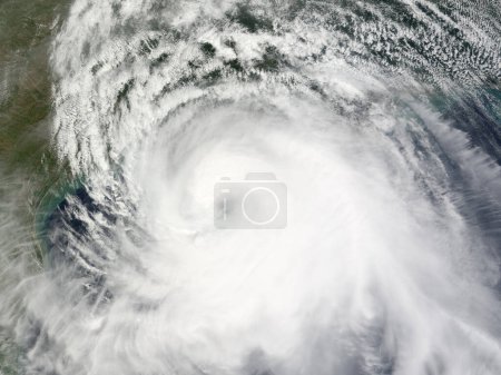 Téléchargez les photos : Vue depuis l'espace sur l'ouragan Ike 2008 - en image libre de droit