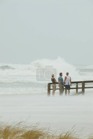 Photo for People on sea shore in Florida - Royalty Free Image
