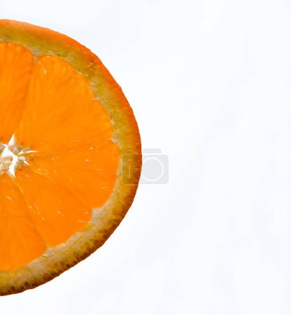 Photo for Orange fruit isolated on white background. - Royalty Free Image