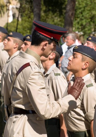 Téléchargez les photos : Vue de l'inspection militaire - en image libre de droit
