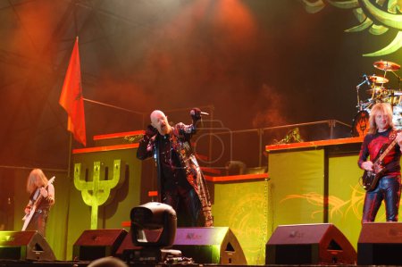Foto de Judas sacerdote en concierto - Imagen libre de derechos