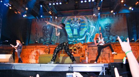 Photo for Iron Maiden in Concert - Royalty Free Image