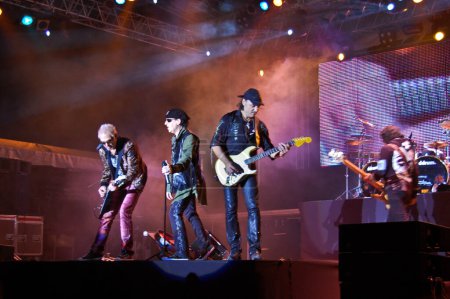 Foto de Escorpiones en concierto en vivo - Imagen libre de derechos