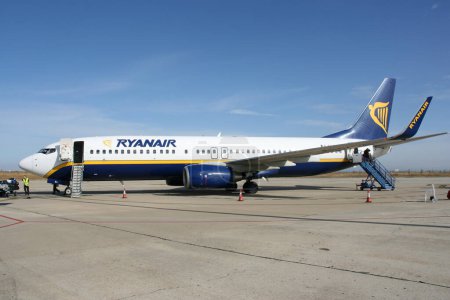 Photo for Ryanair plane in the airport - Royalty Free Image