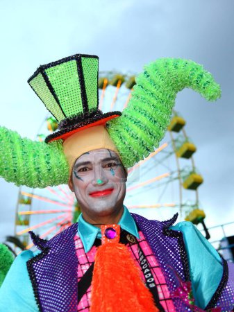 Photo for Santa Cruz de Tenerife Carnival: Clown - Royalty Free Image