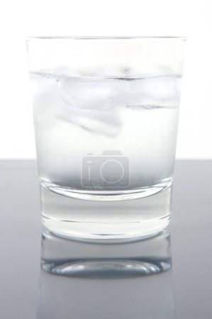 Photo for Glass of ice cubes - Royalty Free Image