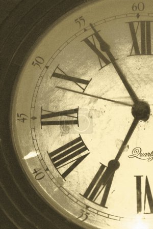 Photo for Grunge clock close up - Royalty Free Image