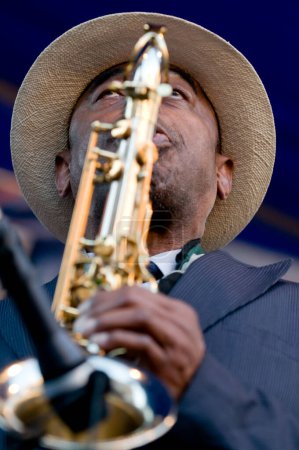 Photo for Archie Shepp Quartet performing in Warsaw, Poland - Royalty Free Image