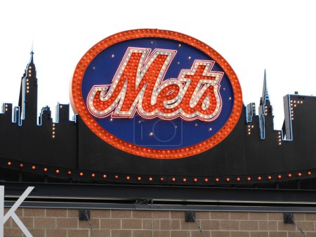 Photo for "Citi Field - Mets Logo". Baseball Game Concept - Royalty Free Image