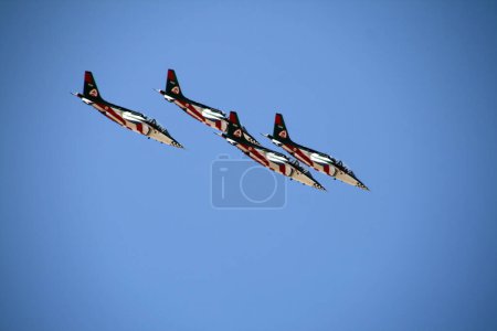 Photo for Air race. Daytime shot. Aviation concept - Royalty Free Image