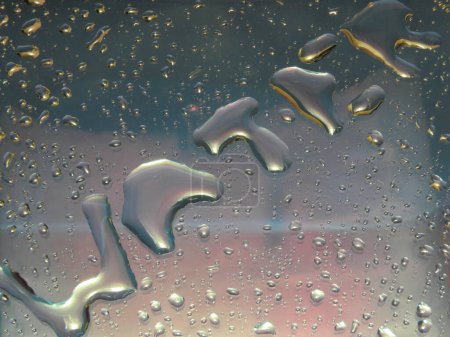 Foto de Fondo abstracto con gotas de agua - Imagen libre de derechos
