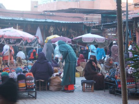 Foto de Vista de la ciudad en Marrakech, Marruecos - Imagen libre de derechos