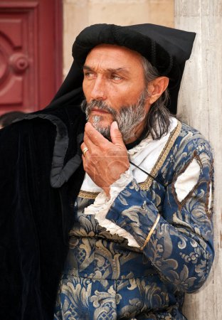 Photo for Medieval Nobleman. reenactment concept - Royalty Free Image
