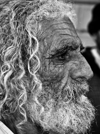 Foto de MDINA, MALTA - APR19 - Retrato de un viejo actor masculino en Mdina, Malta 19 de abril de 2009 - Imagen libre de derechos