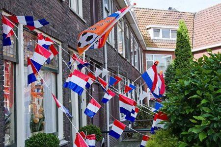 Photo for Support of Dutch soccerteam in the Netherlands - Royalty Free Image
