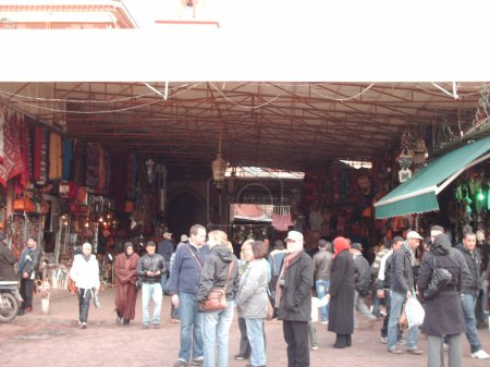 Photo for City market in Marrakesh, Morocco - Royalty Free Image