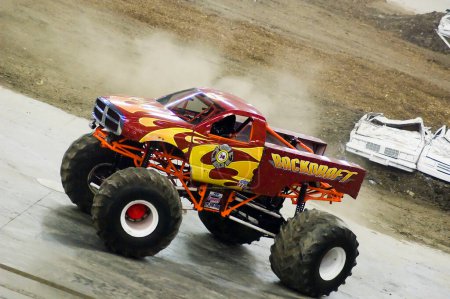 Photo for Monster truck on show at daytime - Royalty Free Image