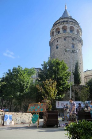 Téléchargez les photos : Tour à Istanbul Galata, Turquie - en image libre de droit