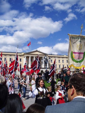 Foto de "El día nacional noruego en Oslo - Imagen libre de derechos