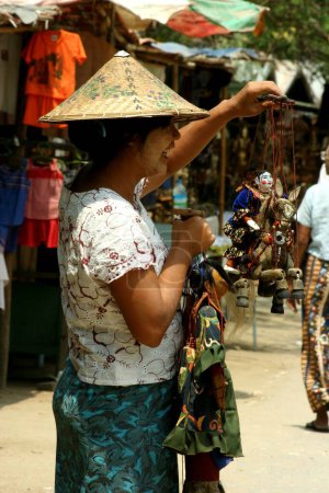 Photo for Street vendor in Myanmar - Royalty Free Image