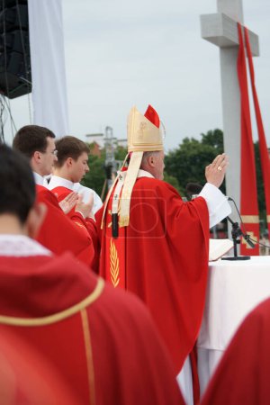 Photo for Warszaw, Poland - June 06: Archbishop Kazimierz Nycz - Royalty Free Image