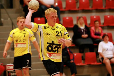 Foto de AaB Handball ganó 40-31 contra Ikast FS en el torneo de Copa, y se reunirá con KIF Kolding en la próxima ronda - Imagen libre de derechos