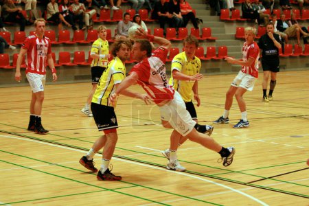 Foto de AaB Handball ganó 40-31 contra Ikast FS en el torneo de Copa, y se reunirá con KIF Kolding en la próxima ronda - Imagen libre de derechos
