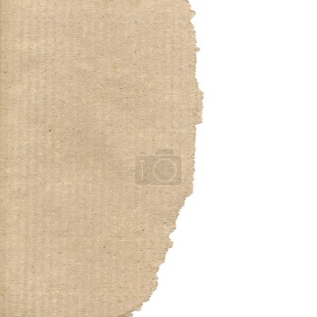 Photo for Close-up view of brown cardboard texture - Royalty Free Image