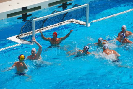 Photo for STANFORD, CALIFORNIA - JUNE 7, 2009 : USA: SERBIA friendly waterpolo - Royalty Free Image
