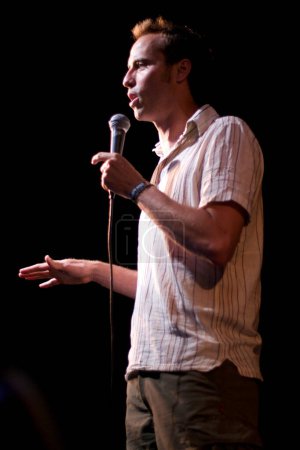 Foto de Torben Chris actuando en el Nibe Festival 2009 - Imagen libre de derechos