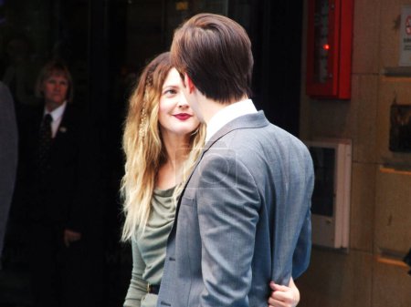Photo for Drew Barrymore And Justin Long At Going The Distance Premiere In Central London 19th August 2010 - Royalty Free Image