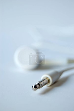 Photo for Blurred Headphones close up - Royalty Free Image