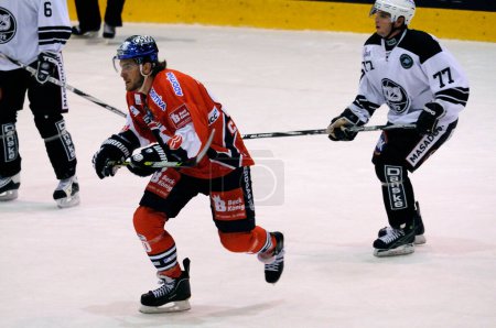 Foto de Juego de hockey TPS Turku vs. Eisbaeren Berlín - Imagen libre de derechos