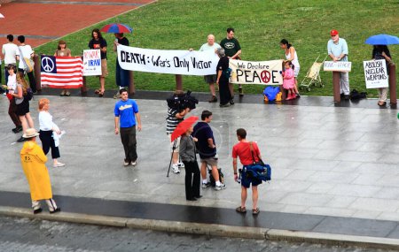 Photo for Anti-war demonstration at Philadelphia - Royalty Free Image