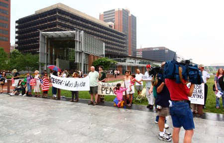 Photo for Anti-war demonstration at Philadelphia - Royalty Free Image