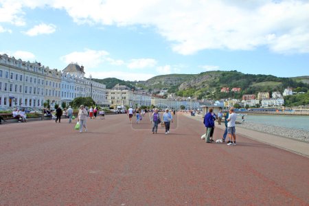 Photo for Tourists in Llandudno North Wales - Royalty Free Image