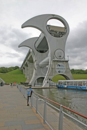 Photo for Falkirk Wheel in Scotland - Royalty Free Image
