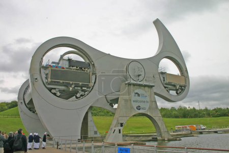 Photo for Falkirk Wheel in Scotland - Royalty Free Image
