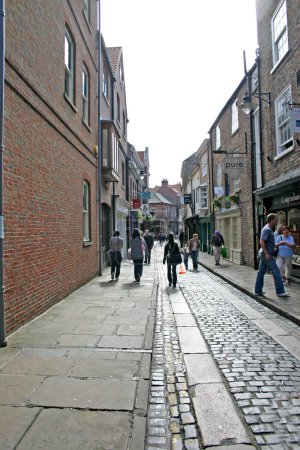 Photo for Shoppers and Tourists in York - Royalty Free Image