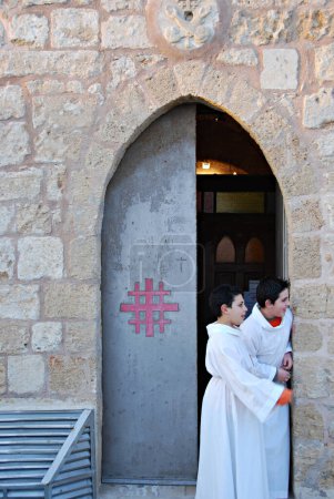 Foto de Procesión semana santa en jerusalem - Imagen libre de derechos