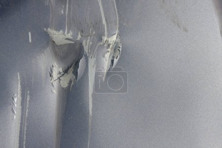 Foto de Pintura del coche sobre una superficie de vidrio - Imagen libre de derechos